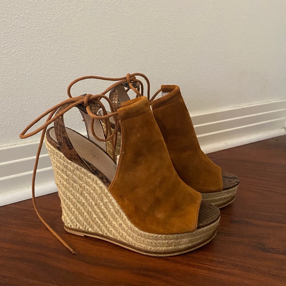 Shellys London Women's Brooklyn Wedge Sandal - Picture 4 of 6